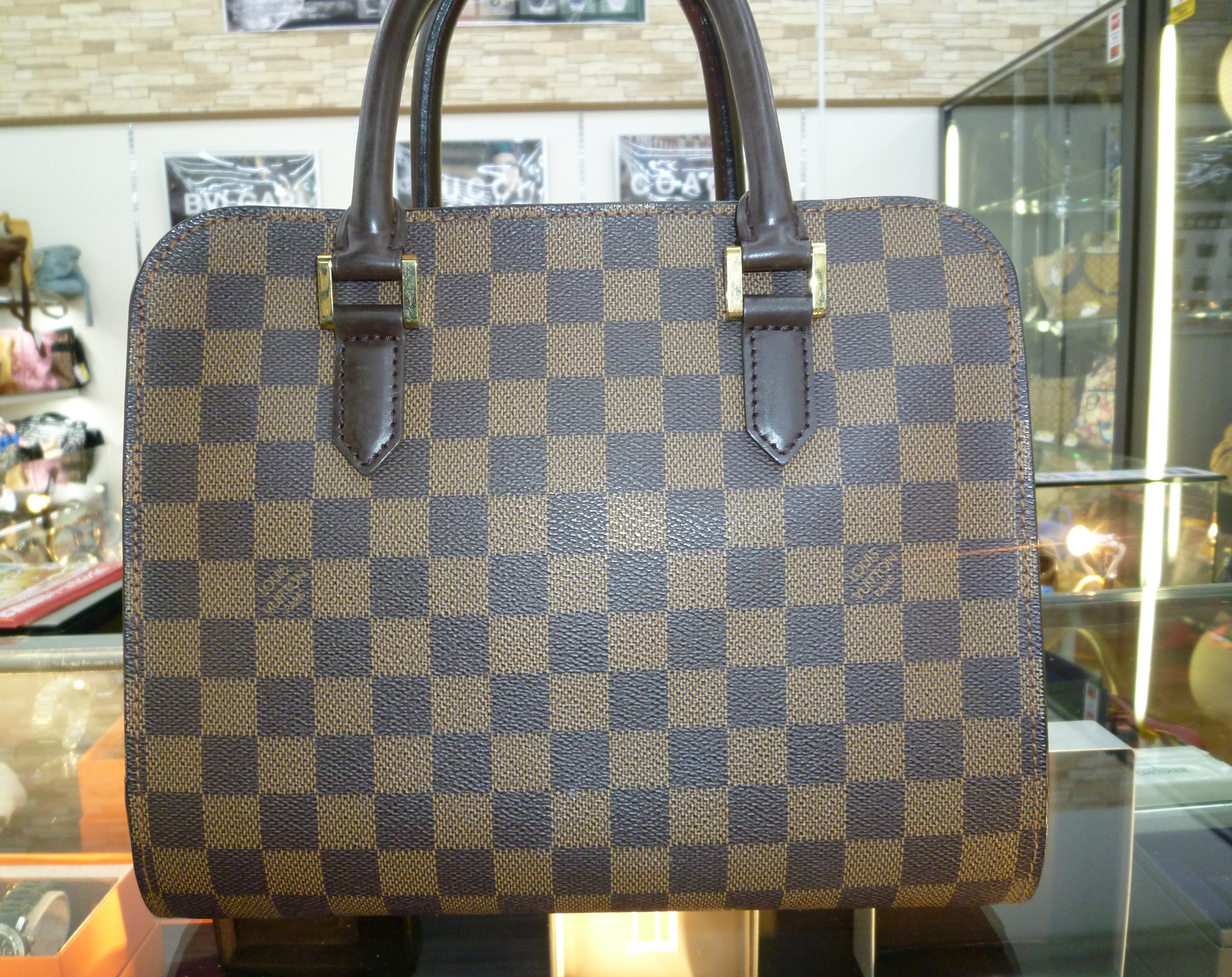 お買得】 ルイヴィトン N51155 ダミエ トリアナ ハンドバッグ